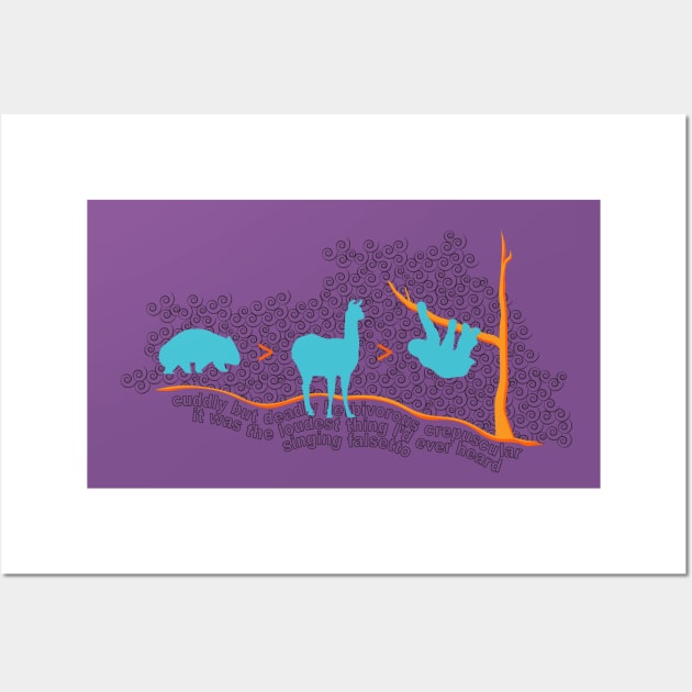 Phish Jamming Mammals Wall Art by NeddyBetty